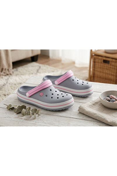 Babetty Sonimix 1387 Gray Anatomical Cross Daily Slippers