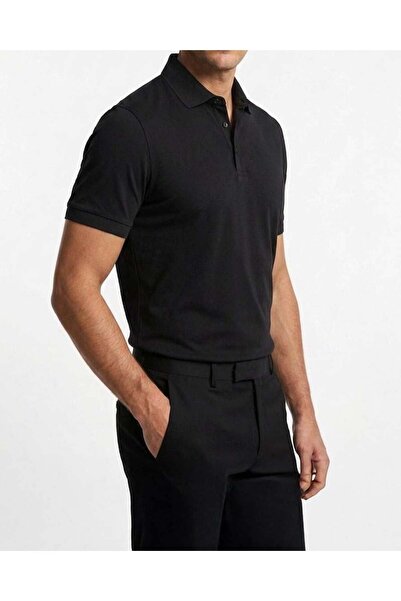 TerziAdemAltun Italian Style Slim Fit Men's Polo Collar Short-Sleeved Knit T-...