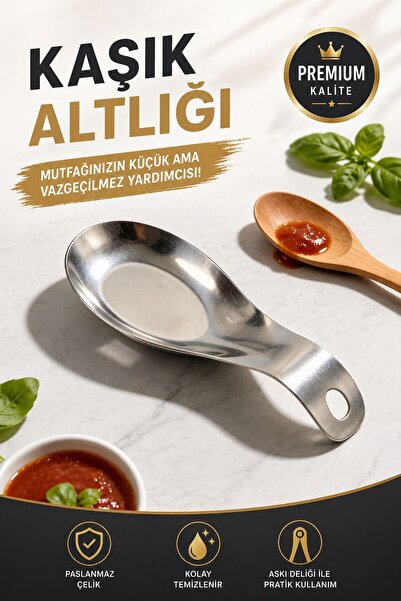 Funny Life Βάση κουταλιών από ανοξείδωτο ατσάλι – Δεν λερώνει τον πάγκο, πρακ...