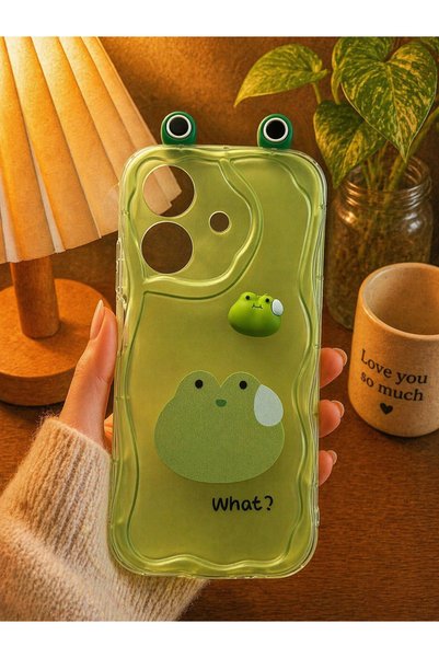 MMP SHOP Realme C61 Compatible Camera-Protected Shock-Absorbing Wavy Edge Case