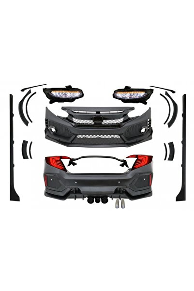 Angels Auto Pachet compatibil cu Honda Civic MK10 (FC/FK) Sedan 2016+ Kit Com...