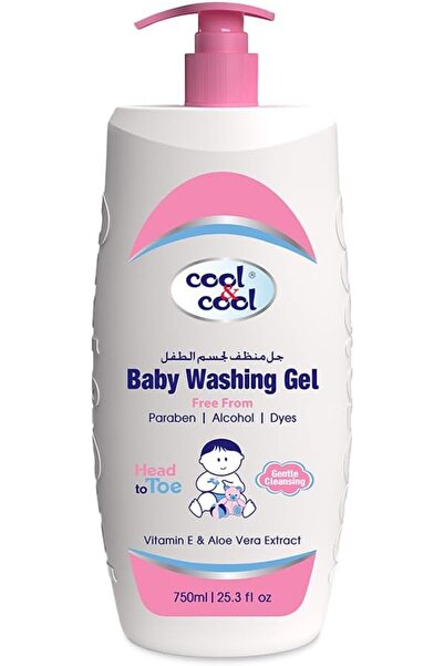 COOL & COOL جل غسيل للأطفال 750 مل - تنظيف لطيف من الرأس إلى أخمص القدمين