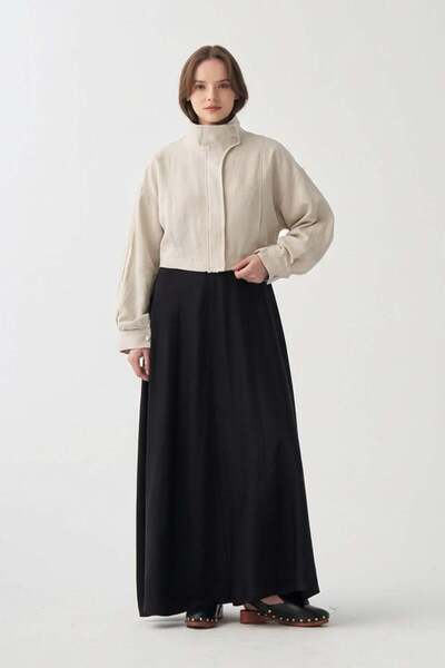 ALLDAY Κομψό μπουφάν με επένδυση από πέτρα και φερμουάρ