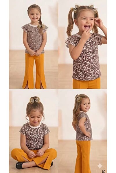 Generic Brand 6-7-8 Years Old Full Lycra Children's Set with Buckle Detail