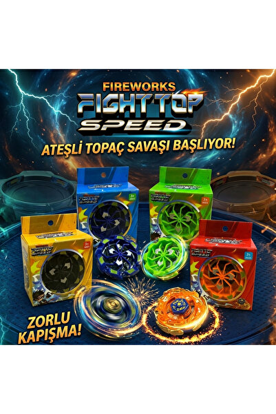 Gayoor FIREWORKS FIGHTTOP SPEED ATEŞLİ TOPAÇ*3'LÜ