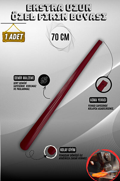 Onur 1 Adet -kırmızı 70 Cm Metal Ayakkabı Çekeceği | Döküm Metal Asılabilir Ç...