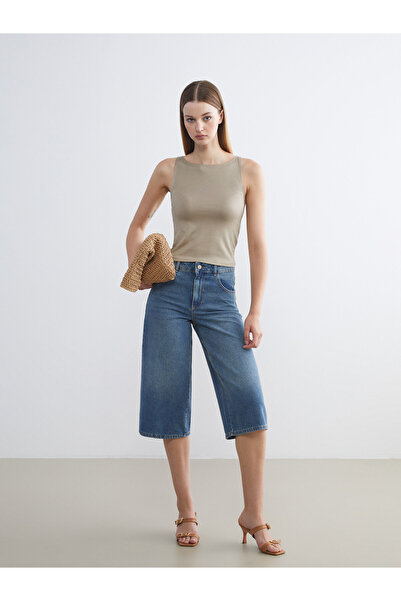 LC Waikiki Standard Fit Women's Jean Capri