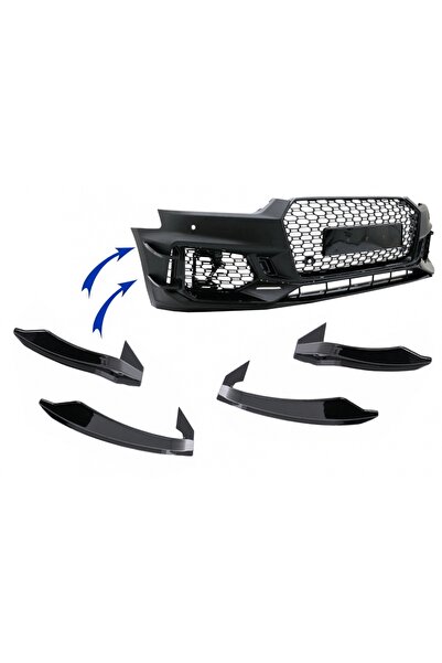 Angels Auto Ornamente Negru Lucios compatibile cu Audi A5 F5 (2017-2019) Quat...