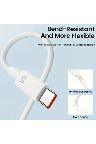 pukotech 10 adet USB'den Type-C Şarj Kabloları, Akıllı Akım Kontrolü ile Hızlı Şarj ve Veri Aktarım