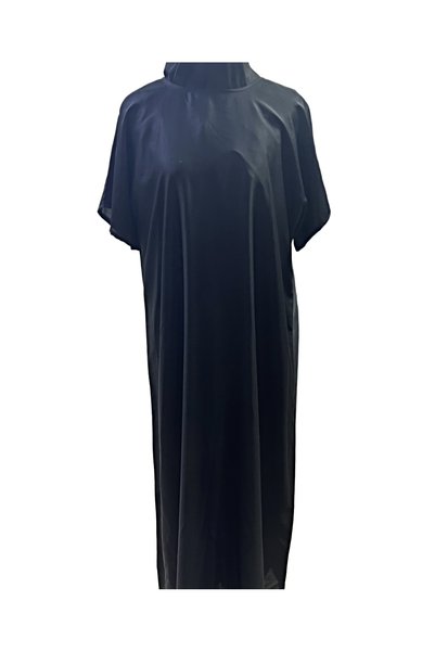 Bab almadina collection Luxury Black Beaded Coat-Style Abaya with Inner Dress Set