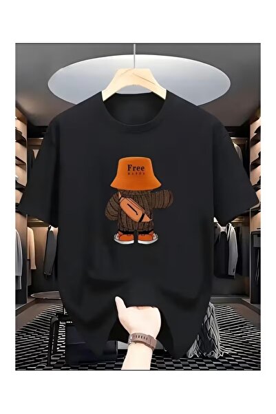 ZİYMO Bear Printed Unisex T-Shirt