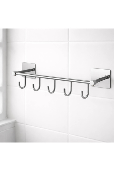 ÇELİK BANYO IS10-005 - IŞIL 5'Lİ ASKILIK (YAPIŞKANLI)