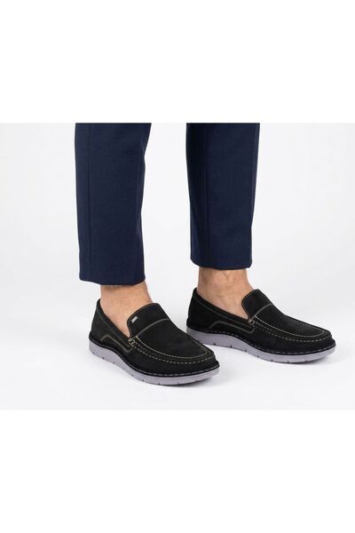 Slope Men's Casual Shoes Without Laces Inside and Out Genuine Leather Comfort...