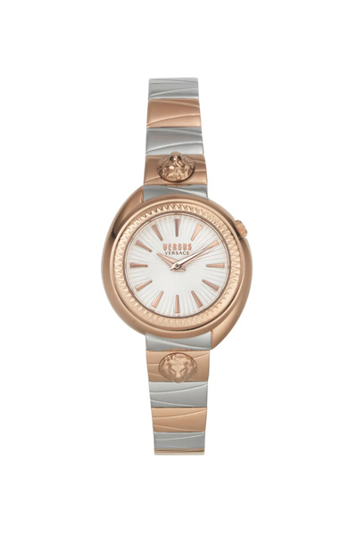 Versus Versace VSPVW1320 Womens Two Tone 28 mm Tortona Petite Bracelet Watch
