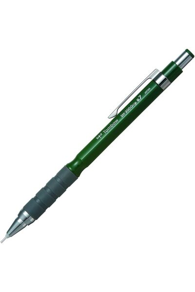 Tombow قلم رصاص ميكانيكي Sh-300 مقاس 0.7 مم باللون الأخضر الداكن