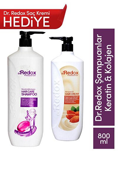 DR REDOX KERATİN & KOLAJEN (800ML)+SAÇ KREMİ (800ML) HEDİYE SET