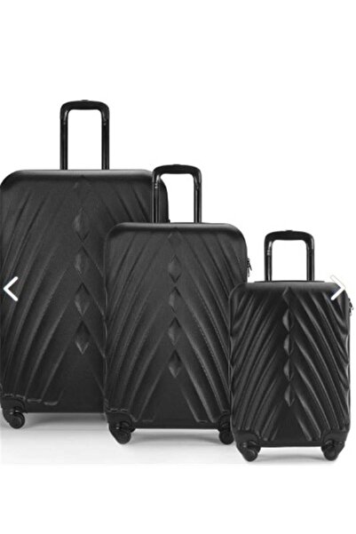 Wexta WX-400 3LÜ Set Siyah Valiz
