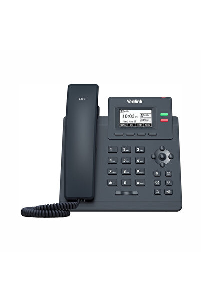Yealink SIP-T30P, Masaüstü, Kablolu IP TELEFON, Siyah, 2.3" Siyah Beyaz ...