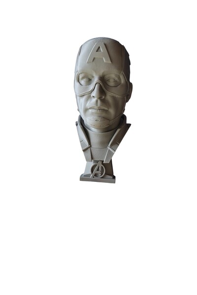 OEM Bust 3D Catpain America Marvel Comics 17 cm