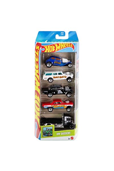 HOT WHEELS 5'li Araba Seti - Jbj84 Hw Gassers