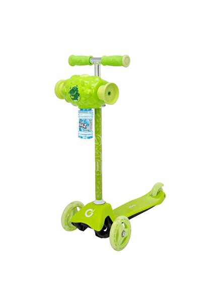 Evo 3 Tekerlekli Dino Bubblz Mini Cruiser Yeşil Scooter