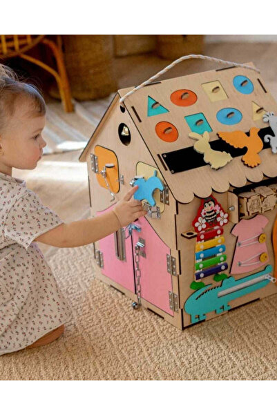 PETIT-ATELlER Mini Busy House High-Quality Fun Everyday Playful Comfortable S...