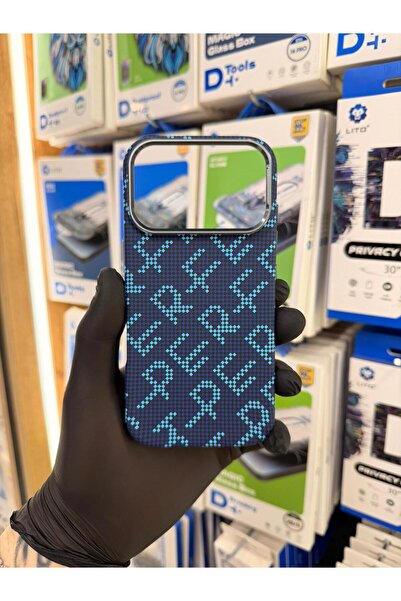 SOYLU MİX İphone 17 Pro Karbon Desenli Magsafe Hızlı Şarj Destekli Slim Model...