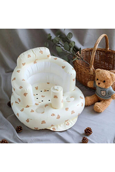 RAMWISH Scaun Gonflabil Bebelusi RAMWISH, 57×48×35 cm, 410 g, Stabil si Portabil