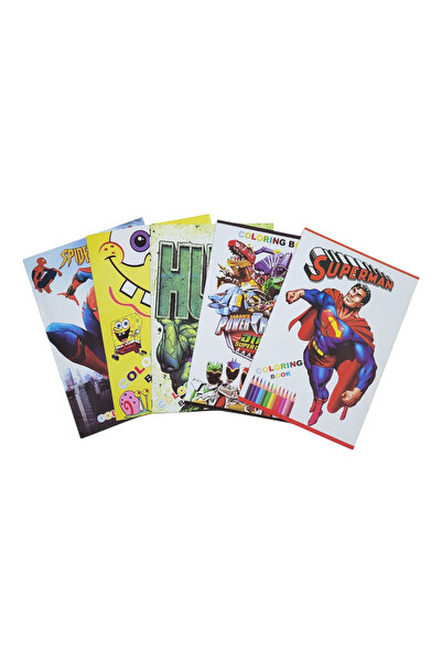 Boyala Coloring Books مجموعة كتب تلوين للبنات مكونة من خمسة كتب