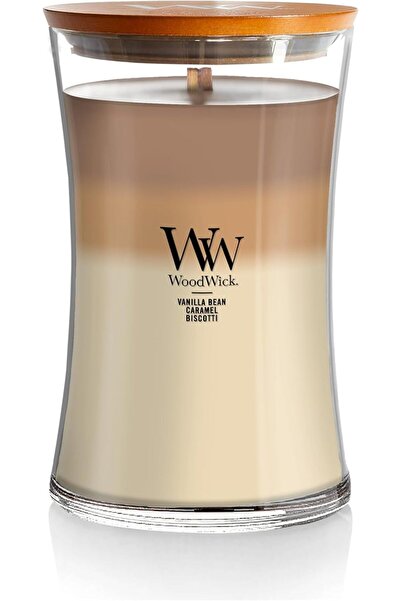 WoodWick Large Hourglass Triple Candle Cafe Sweets