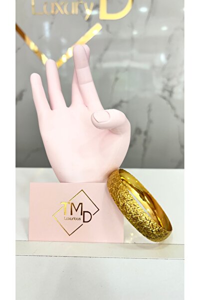 TMD LUXURY Cam Kırığı Model Altın Kaplama Bilezik