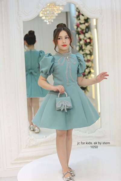 JC Luxury Girls' Dress with Handbag - Holiday and Event Dress