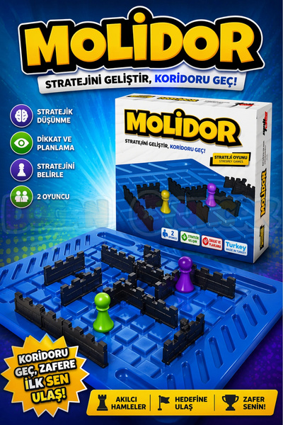 Doğan Oyuncak Dünyası Moli Corridor Game - Molidor Game - Brain Teaser Corrid...