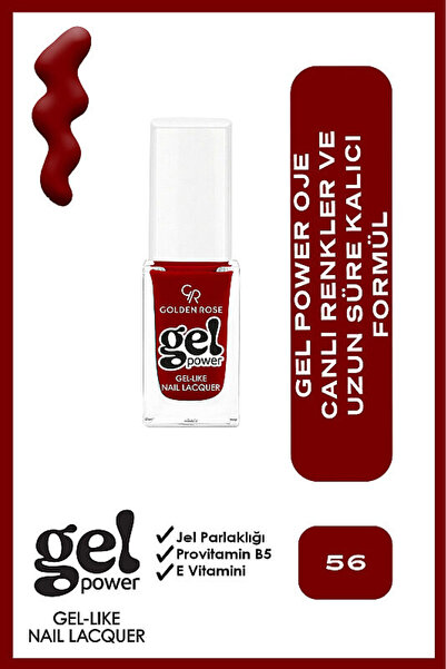 Golden Rose Gel Power Nail Lacquer-56-Jel Oje