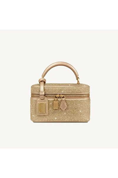 FA.accessories حقيبة كتف نسائية مربعة بملمس جلد تمساح فاخر – تصميم أنيق (لايو...