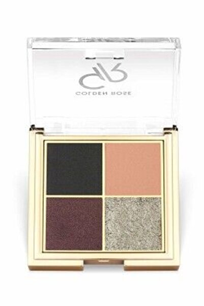 Golden Rose Quattro Eyeshadow Palette - 01 Midnight Kiss - Dörtlü Far Paleti