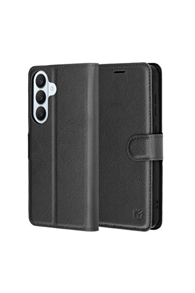 Stef's Cat Husa pentru Samsung Galaxy S26, Stef's Cat, Leather Folio, negru