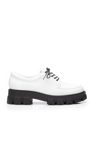 UrbanShoes Pantofi casual damă din piele naturală,Leofex - 315 Alb box