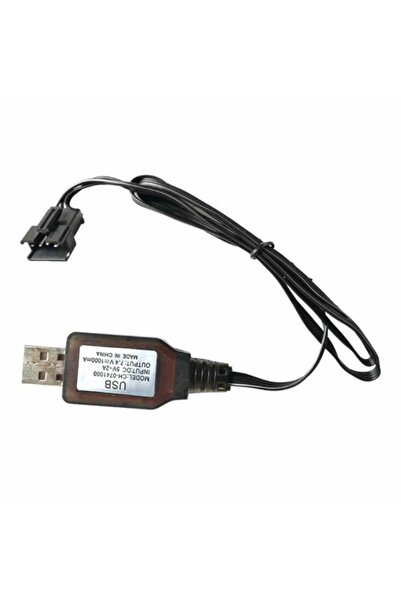 Devremarkt 7.4V 4 Pin Lityum Pil Usb Şarj Kablosu JST SM-4P Soket Lipo Batary...