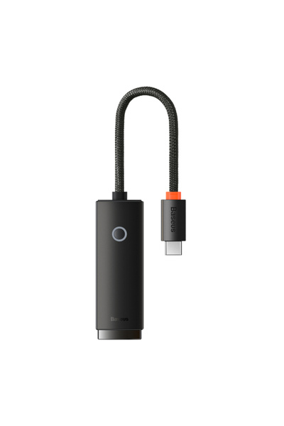 Baseus Κάρτα Δικτύου Lite, RJ45, USB-C, Μαύρο WKQX000301