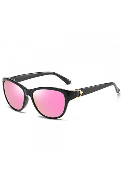Techsuit Women's Sunglasses A572, Polarized, UV Protection, Black Pink