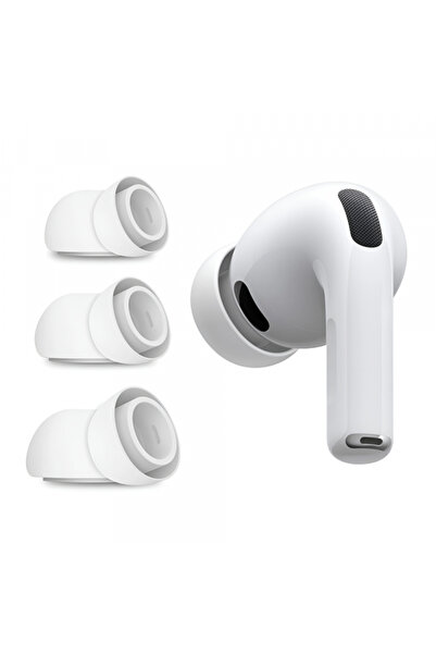 Techsuit Dopuri ET2 pentru Apple AirPods Pro 3, Marime XS/ S/ L, Albe
