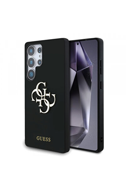 Stef's Cat Θήκη για Samsung Galaxy S25 Ultra S938, Guess, 4G Big, Μαύρο