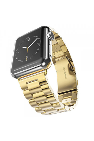 Techsuit Curea W036 pentru Apple Watch 42mm/ 41mm/ 40mm/ 38mm Seria, Auriu