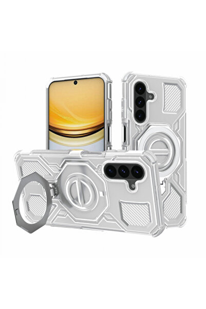 Techsuit Husa pentru Samsung Galaxy A37 5G, Techsuit, Carbon Shield Pro, Alba