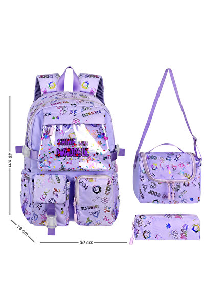 barberri Σακίδιο πλάτης με μοτίβο από ύφασμα twill κορεατικής ποιότητας Kawai...