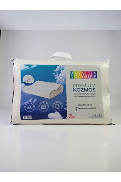 Days In Colours Premium Kozmos Visco Pillow – Ergonomic Neck Support, Comfort...