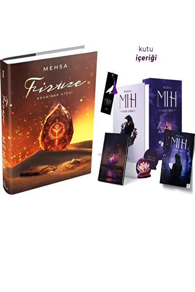 Ephesus Yayınları Firuze 1 Ciltli Kehribar Ateşi ve Mıh 3 Sağır Yürek Hediyel...