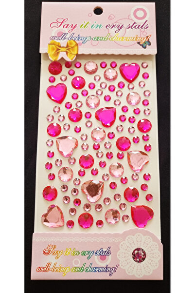 Modellino Kristal Sticker Charm Giraffe Yapışkanlı Choker Sticker Çıkartma Hı...