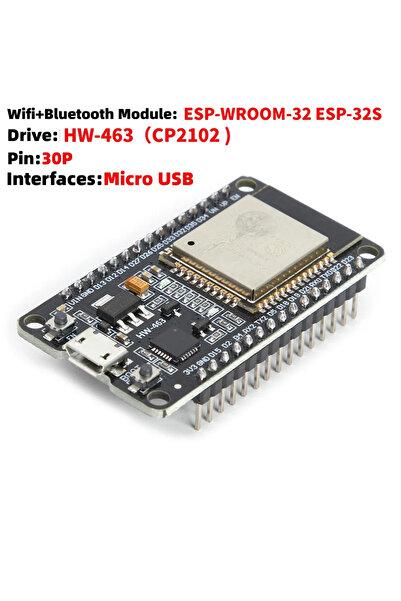 Choice7 لوحة توسعة CP2102 USB 32S، وحدة NodeMCU-32S Lua بـ 30/38 دبوس، وحدة G...